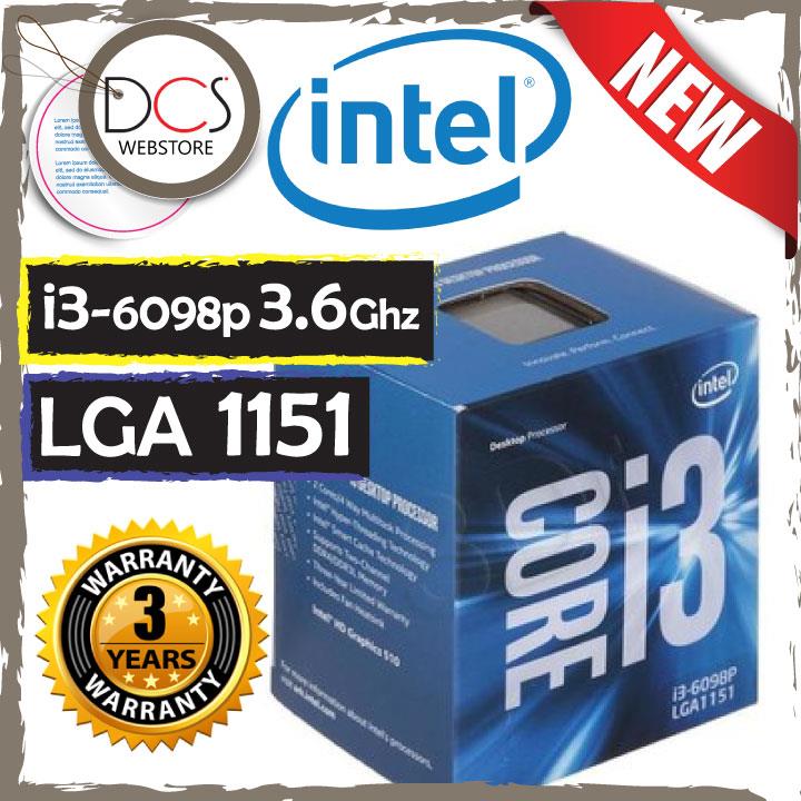 Intel Core i3-6098P Processor  (3M Cache, 3.60 GHz)